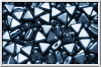KHEOPS� PAR PUCA�, 6x5mm, white, alabaster, montana blue pastel, 50 Stk.