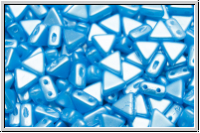 KHEOPS� PAR PUCA�, 6x5mm, white, alabaster, turquoise pastel, 50 Stk.