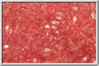 B�hm. Glasschliffperle, feuerpol., 4mm, pink, trans., 50 Stk.