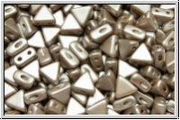 KHEOPS� PAR PUCA�, 6x5mm, white, alabaster, lt. brown pastel, 50 Stk.