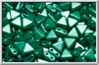 KHEOPS� PAR PUCA�, 6x5mm, white, alabaster, green pastel, 50 Stk.