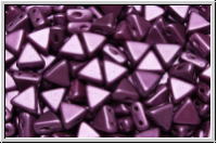 KHEOPS� PAR PUCA�, 6x5mm, white, alabaster, bordeaux pastel, 50 Stk.