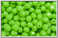 B�hm. Glasschliffperle, feuerpol., 4mm, jade, lt., op., 50 Stk.