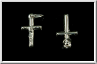 Anh�nger "Kreuz", 20x12mm, silberfb., 925er Silber, 1 Stk.