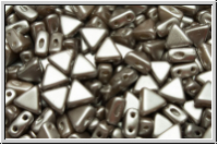 KHEOPS� PAR PUCA�, 6x5mm, white, alabaster, grey pastel, 50 Stk.