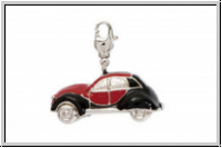 Rico Design Big Charms, Auto "Ente", rot/schwarz, 1 Stk.