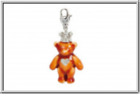 Rico Design Big Charms, "Teddy", klein, braun, 1 Stk.