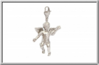 Rico Design Big Charms, "Engel", silber, 1 Stk.