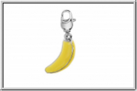 Rico Design Charm "Banane", gelb, 1 Stk.