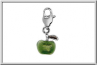 Rico Design Charm "Apfel", gr�n, 1 Stk.