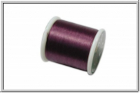 K.O. Beading Thread, F�delgarn, dark purple, 1 Spule