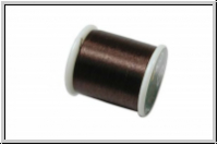 K.O. Beading Thread, F�delgarn, dark brown, 1 Spule