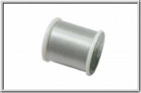 K.O. Beading Thread, F�delgarn, light grey, 1 Spule