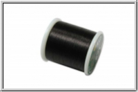 K.O. Beading Thread, F�delgarn, black, 1 Spule