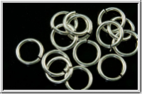 Biegeringe, rund, 07x1,0mm, silberfb., 925er Silber, 2 Stk.