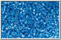 DB0177, MIYUKI Delica, 11/0, capri blue, trans., AB, 5g