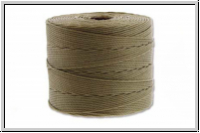 SuperLon, fine bead cord, khaki, 1 Spule