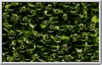 DPS-0026, Miyuki Tropfen 2,8 mm, olive, silver-lined, 5 g