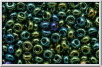 b�hm. Rocailles, 09/0, green, met., iris., 10g