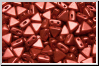 KHEOPS� PAR PUCA�, 6x5mm, lava red, met., satin, 50 Stk.