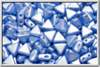 KHEOPS� PAR PUCA�, 6x5mm, white, alabaster, sapphire pastel, 50 Stk.