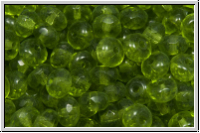 b�hm. Schliffperle, Donut, 3x5mm, olivine, trans., 30 Stk.
