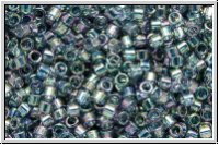 DB0111, MIYUKI Delica, 11/0, grey, trans., luster, AB, 5g