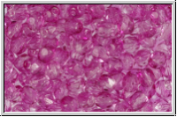 B�hm. Glasschliffperle, feuerpol., 4mm, crystal, trans., pink coating, 50 Stk.