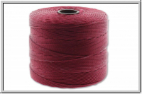SuperLon, fine bead cord, dark red, 1 Spule