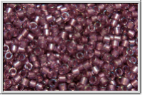 DB1757, MIYUKI Delica, 11/0, amethyst, trans., met. orchid-ld., 5g