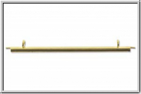 Slide tube, MIYUKI, 60mm, Messing, gold plated, 1 Stk.
