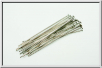 Kopf-/Nietstifte, 40/0,7mm, antiksilberfb., Messing, 20 Stk.