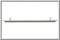 Slide tube, MIYUKI, 60mm, Messing, silver plated, 1 Stk.