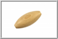 Holzperle, Olive, natur, ca. 12x24mm, 1 Stk.