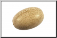 Holzperle, Olive, natur, ca. 16x24mm, 1 Stk.