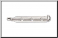 Broschennadel, 38x5,5mm, silberfb., Metall, 1 Stk.