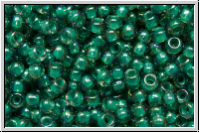 R-11-1833, TOHO Rocailles, 11/0, sapphire, lt., trans., teal-ld., AB, 10g