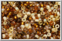 RR-15-Mix-b15, MIYUKI Rocailles, 15/0, Mix "Golden Grains", 5g