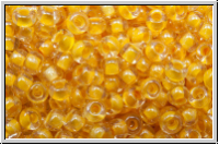 b�hm. Rocailles, 10/0, crystal, trans., beige-ld., 10g