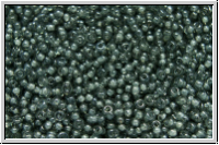b�hm. Rocailles, 16/0, black diamond, trans., white-ld., 5g