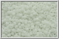 R-15-0041f, TOHO Rocailles, 15/0, white, op., matte, 5g