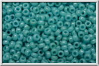 RR-15-2470, MIYUKI Rocailles, 15/0, aqua, lt., op., luster, 5g