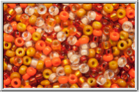 RR-15-Mix-51, MIYUKI Rocailles, 15/0, Mix "Orange Medley", 5g