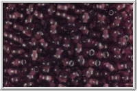 b�hm. Glasperle, rund, 4mm, amethyst, trans., 50 Stk.