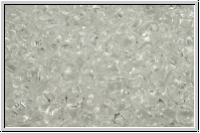 PRECIOSA TWIN Beads, crystal, trans., 10g
