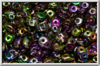 SD-00030-95000, SuperDuo Beads, crystal, trans., magic orchid, 10g