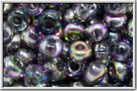 b�hm. Rocailles, 06/0, crystal, trans., magic lilac, 10g