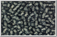 b�hm. Glasperle, rund, 3mm, black diamond, transparent, 50 Stk.
