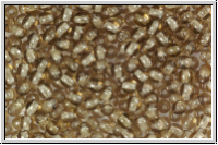 b�hm. Glasperle, rund, 3mm, light smoke topaz, transparent, 50 Stk.