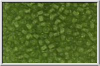 b�hm. Glasperle, rund, 3mm, olivine, transparent, 50 Stk.